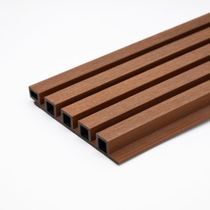 EazyClad 5S Wide Slatted Cladding Oak 