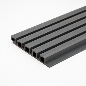 EazyClad 5S Wide Slatted Cladding Grey
