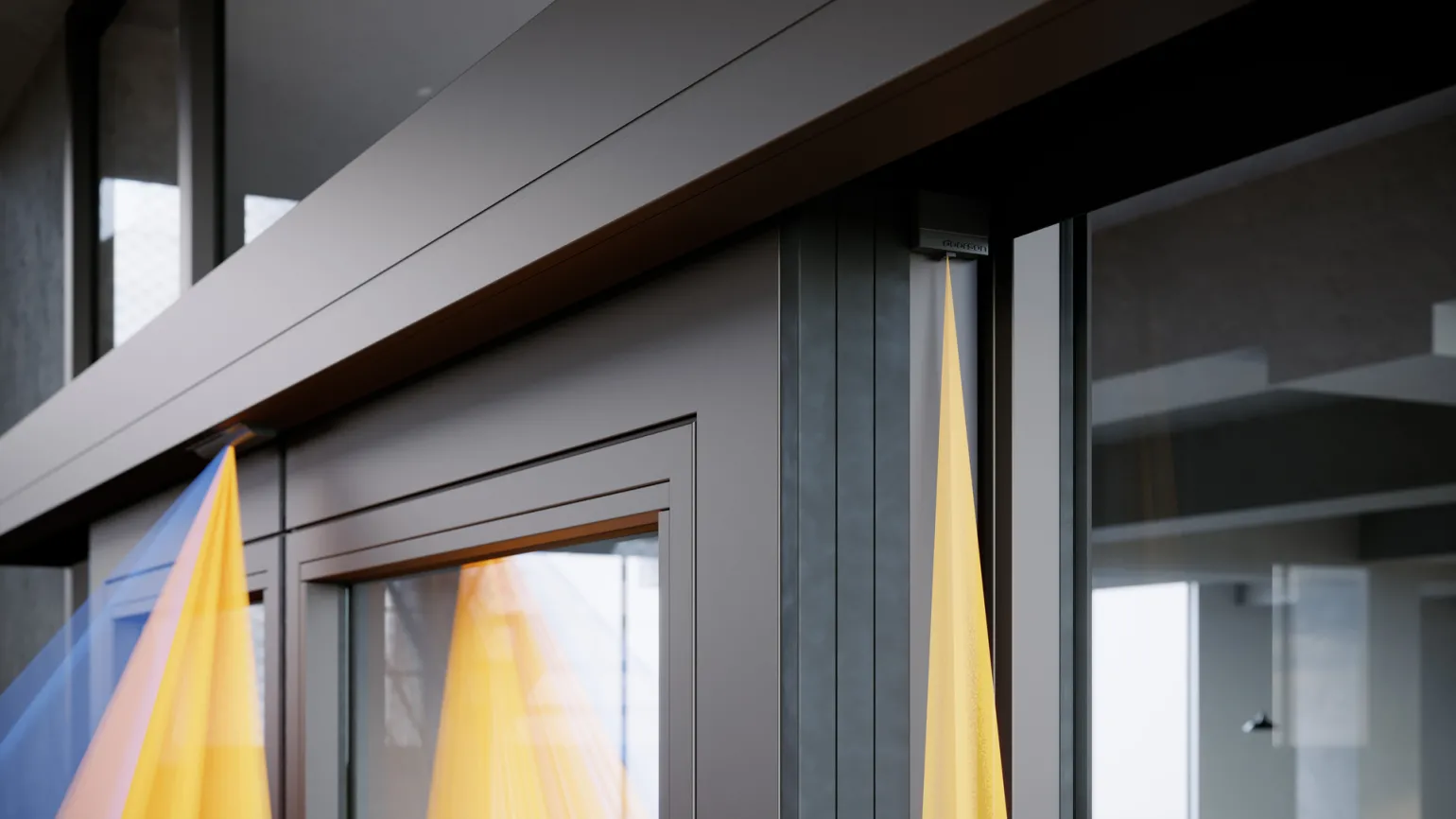 In normal operating conditions, Doorson 500 Series automatic doors provide reliable and hygienic touch-free access.  

In the event of fire, the Doorson 500F door closes to form a robust EI30 or EI60 fire barrier, preventing flames and heat from spreading. 

In addition to acting as a fire barrier, the Doorson 500EFS model transforms from a sliding door to an emergency swing door. This versatile solution provides an all-important evacuation and rescue route, even in a power cut, self-closing behind users.



