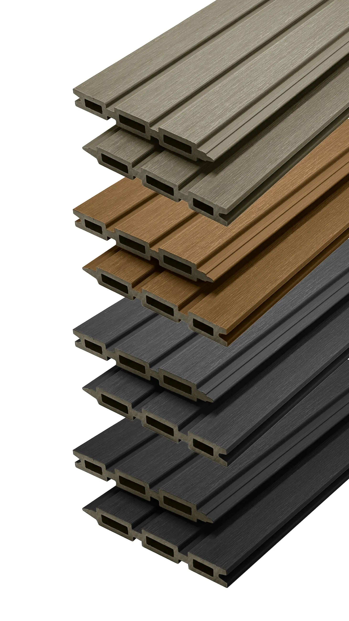 ScenicLiving Slatted Fencing Kits


	On-trend slatted design, available in contemporary colours
	Premium &lsquo;capped&rsquo; composite for high resistance to fading and scratching
	Stackable tongue-and-groove construction for easy installation
	Supplied as a user-friendly kit for either 4ft, 5ft or 6ft fence heights
	Available with new aluminium posts or as infill panels for existing concrete


Warranty: 10 Years

Colours: Ebony, Stone Grey, Oak, Monterey Beige

Panel Profile: 163mm (H) x 20mm (D) x 1830mm (L)

Kits: Available in packs of 7/9/11 boards for 4/5/6ft fences including rails and fixings, and supplied either with channels for fixing to existing concrete posts or a single aluminium post; an End Post Kit is required with the latter at the end of a run (sold separately)
