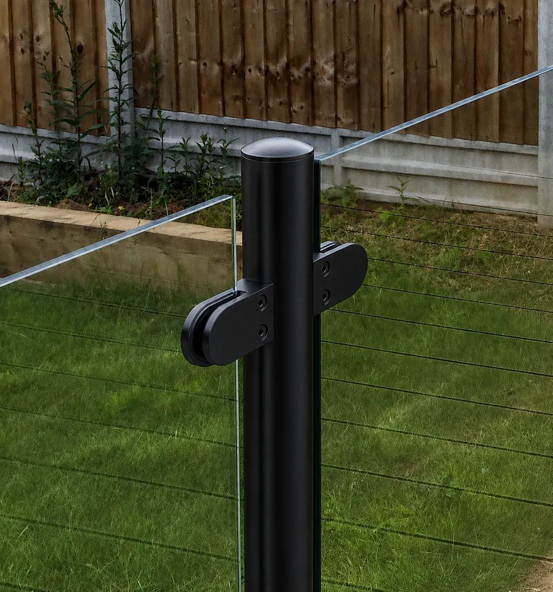 The blend of black detailing and glass is now a highly sought-after design in modern construction and renovation projects. From black door and window frames to black cladding, these bold accents are increasingly being specified to create a smart, high-end look.

With the addition of black glass fittings to our standard range, designers can now fully coordinate their glass balustrade systems with surrounding architectural details, helping to easily achieve a consistent look throughout a project, without compromise.



