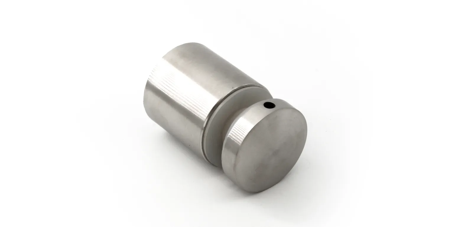 Adjustable Stand-Offs 

50mm Slab Connector (for M12) 

Featuring an internal M12 thread, this connector suits a glass thickness of 8-21.5mm and requires a 28mm diameter hole in glass. Available in 304 and 316 stainless steel and three heights (30, 40, 50mm).

 

Adjustable Slab Nose  

Available in 304 and 316 stainless steel and a 40mm height, this fitting suits a glass thickness of 12-31.5mm and offers unique three dimensional adjustments for quick, accurate on-site installation. 
