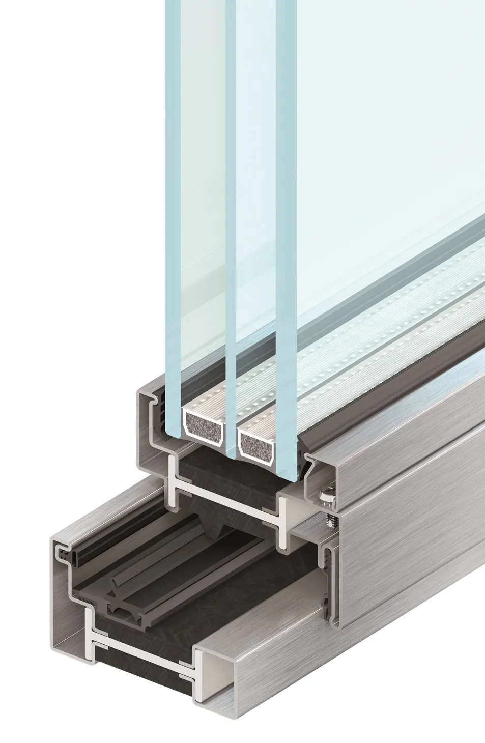 Secco EBE: Thermally-Broken System

BM Architectural stocks and distributes Secco steel glazing systems, including the Secco EBE – a fully-tested system with accessories, seals and thermal break profiles.

 

Materials

EBE systems are available in galvanised steel in a wide range of colours and surface finishes, e.g. ‘Architectural Bronze’ burnished brass, AISI 304 brushed stainless steel, AISI 316L polished or Scotch-Brite stainless steel and Corten steel. 

They accommodate single or double glazing up to 66mm thick, with a double-seal system ensuring superior performance. Made from fire-resistant resins, the thermal break enhances insulation. 

Stainless steel offers ten times the thermal performance of aluminium and superior corrosion resistance, while Corten steel provides six to eight times the corrosion resistance of traditional steels, featuring a uniform self-protecting patina for enhanced durability and an architecturally-appealing aesthetic. 

A unique range of glazing beads is available in various sizes to suit the glazing thickness required and ensures that the desired performance is achieved without visible screws.
