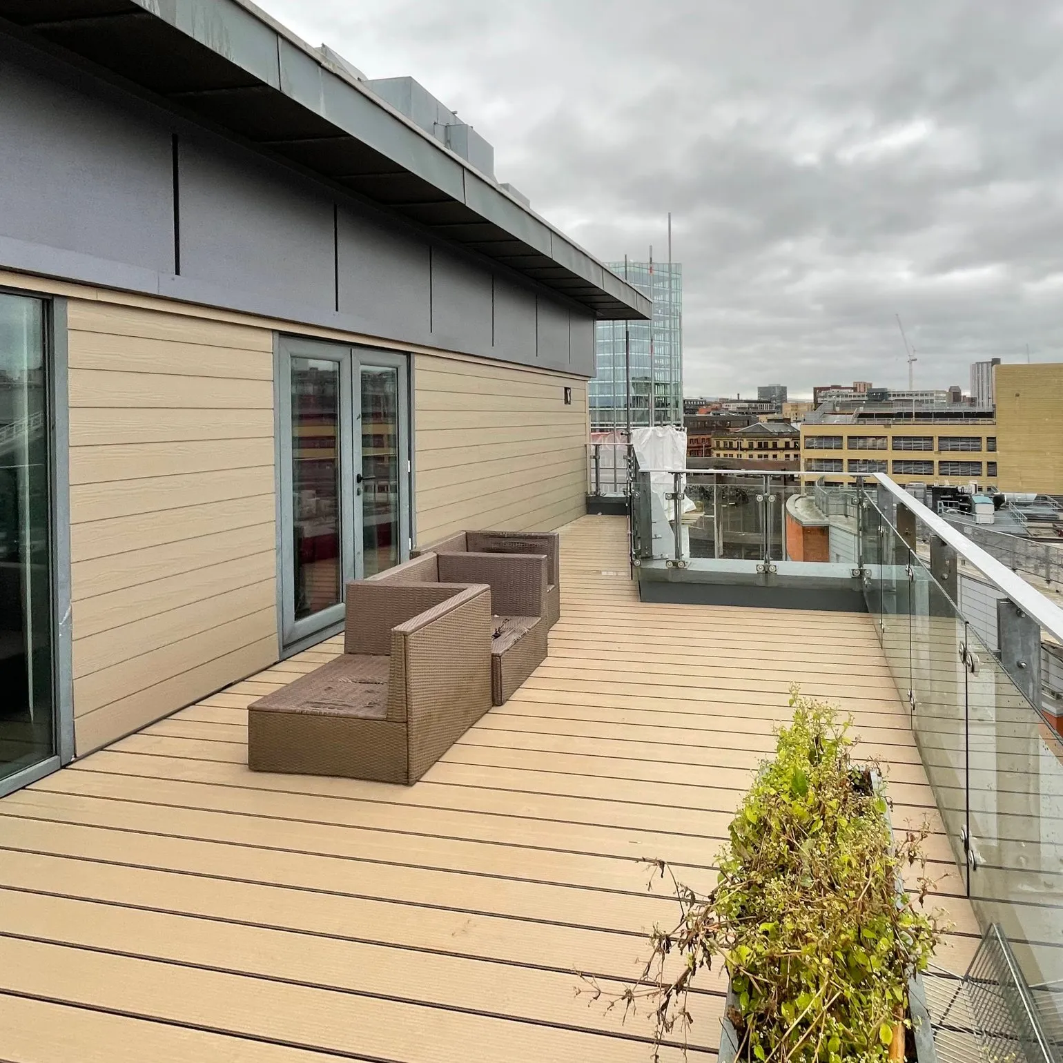 Faster Installs. Sleek Design. Zero Maintenance

Time is money, and the A2 EazyDeck XL is quick-to-install saving both. Thanks to its extra-wide profile and ability to span up to an incredible 1100mm between fixing points, fewer boards and fixings are needed compared to other board profiles, meaning faster project completions and reduced labour and substructure costs. 

And high strength doesn’t mean sacrificing aesthetics. The A2 EazyDeck XL is as stylish as it is strong. Available in three timeless shades of Sand (RAL 1019), Anthracite Grey (RAL 7016) and Black (RAL 9005), the A2 EazyDeck XL can also be customised in any RAL colour to suit your unique project requirements. 

Featuring a premium, powder-coated finish to 120 microns and a friction-tested textured surface, it delivers superior anti-slip protection in all weather conditions—wet or dry.  

It’s also a zero-maintenance product, built to withstand high footfall and exposure, without fading, warping, or corroding. 
