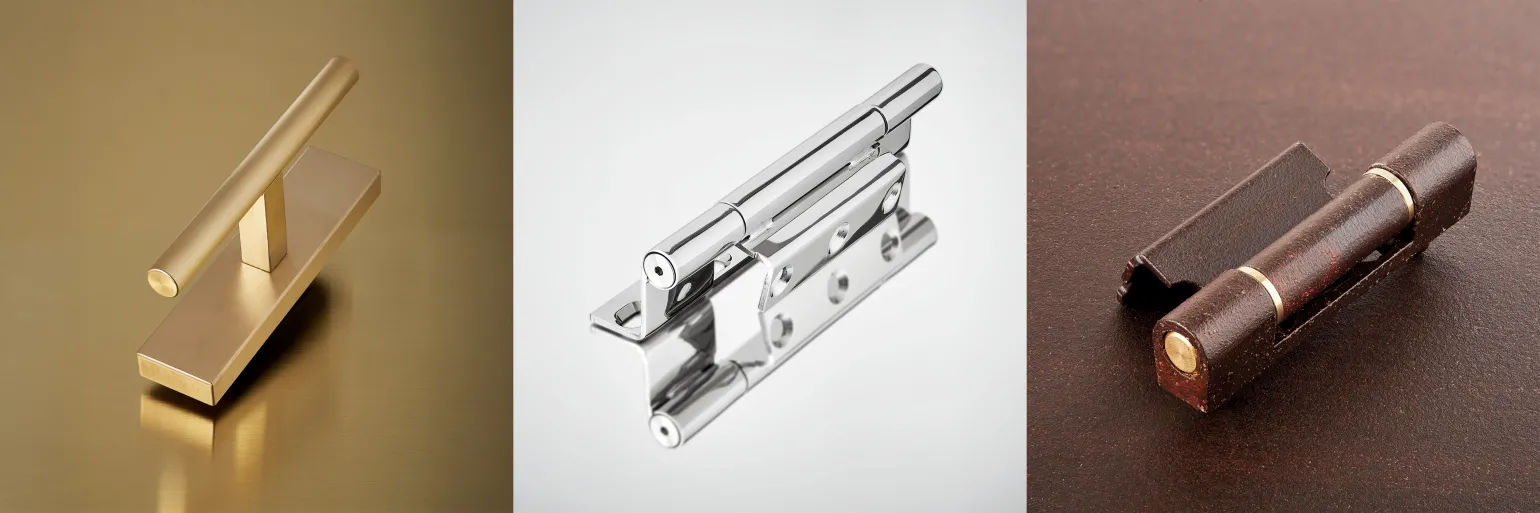 Range of Accessories

Elegant and original accessories, including hinges, handles and water drains, are key elements of the reliability and durability of the 0S2 glazing system. They are available in the same range of finishes as the profiles to ensure design continuity.
