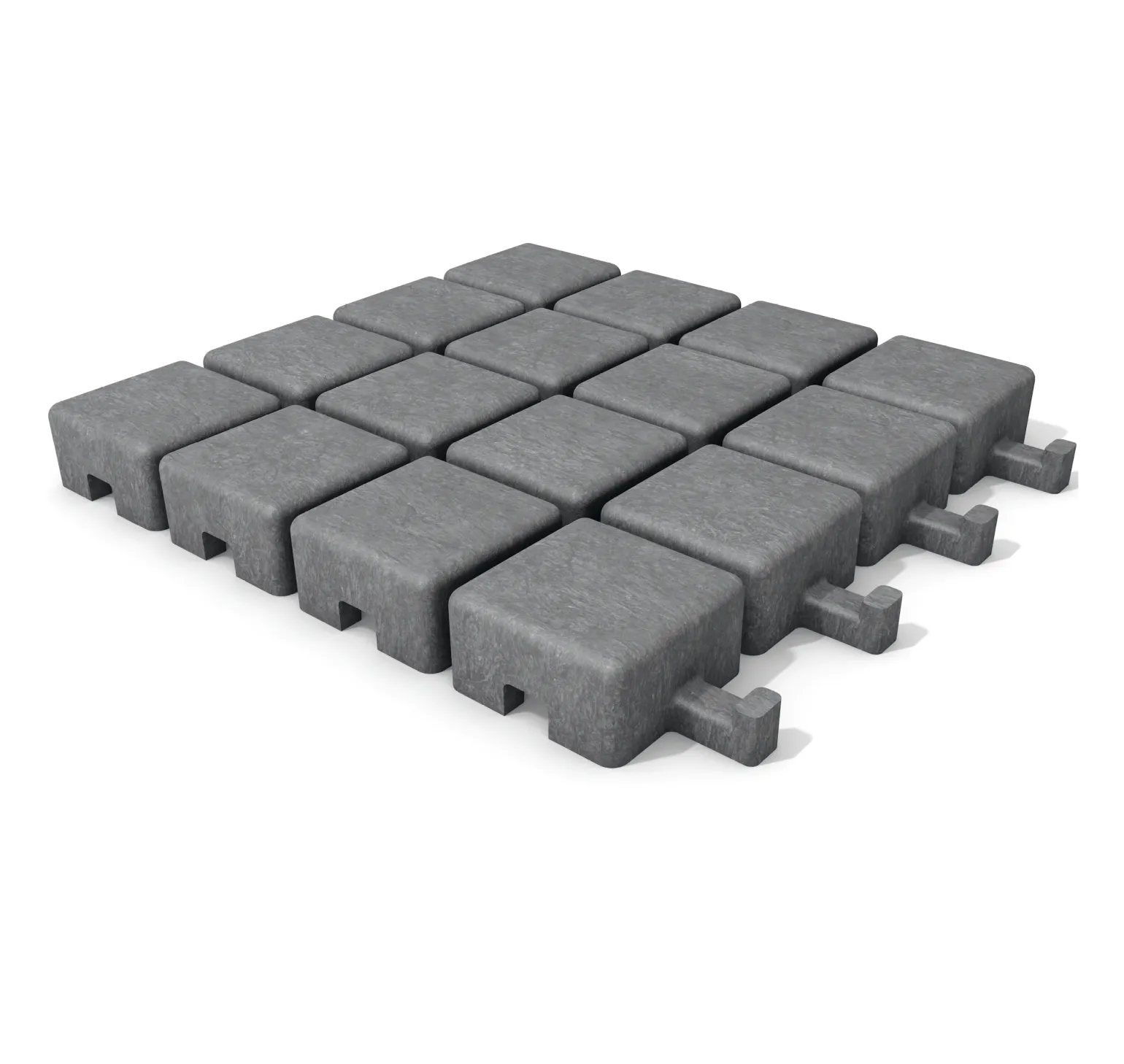 Paving Stone

Offering a simple and timeless look, these grey Paving Stone modules are manufactured from 100% recycled plastic. They are suitable for use in driveway and footpath applications, easy to install, and highly durable, allowing outdoor spaces to be transformed in double quick time.

With just four modules required per square metre, path or driveway laying is faster and easier than with traditional individual paving stones. The modules can be cut to size with a standard jigsaw where required, enabling special shapes and corners to be created with ease.

Sealing just 85% of the area they remain permeable, so rainwater seeps into the finished paved area without pooling. An appropriate filler, such as joint sand, should be swept into the joints and the area can be used immediately. Each module weighs 8.4kg and measures D 60mm x W 500mm x L 500mm.
